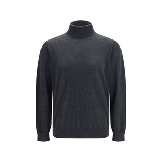 Gray Cashmere Turtleneck
