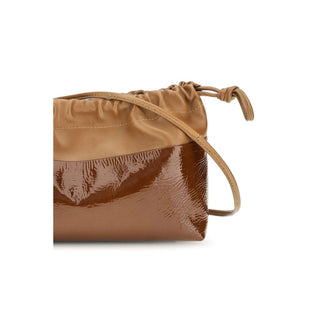 Brown Calf Leather Bos Taurus Clutch Bag