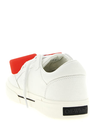 Bicolor Cotton Low Top Sneakers