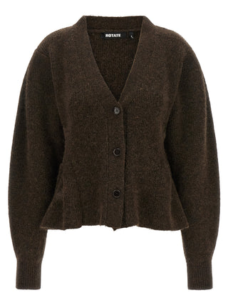 Brown Wool Cardigan