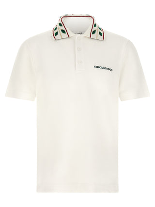 White Organic Cotton Polo Shirt