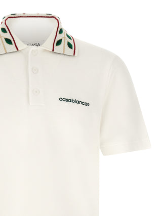White Organic Cotton Polo Shirt