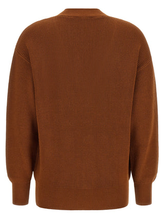 Brown Viscose Cardigan