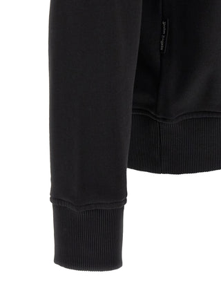 Black Cotton Sweatshirt