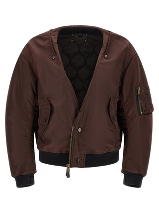 Multicolor Polyamide Bomber