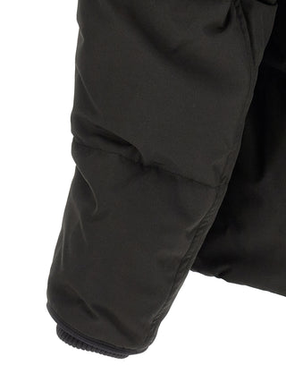 Black Polyester Parka