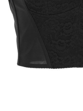 Black Polyamide Tank Tops