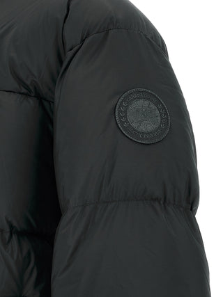 Black Polyamide Full-Length Jacket