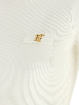 White Lycra Cardigan