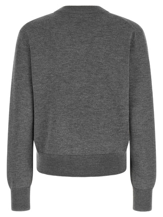 Gray Wool Cardigan