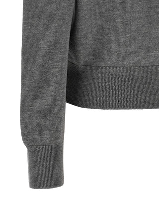 Gray Wool Cardigan