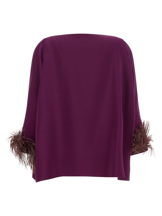 Purple Viscose Blouse