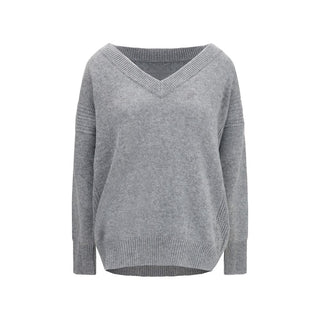 Gray Cashmere Casual Dress