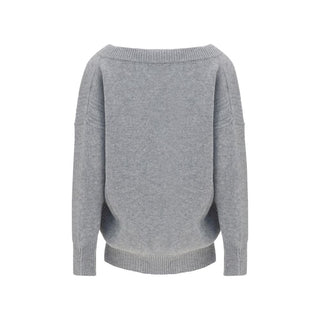Gray Cashmere Casual Dress