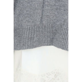 Gray Cashmere Casual Dress