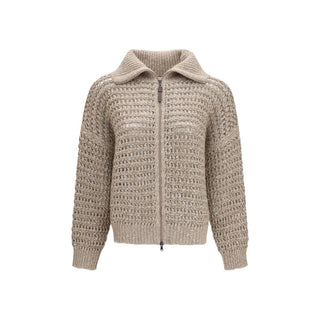 Gray Cashmere Cardigan