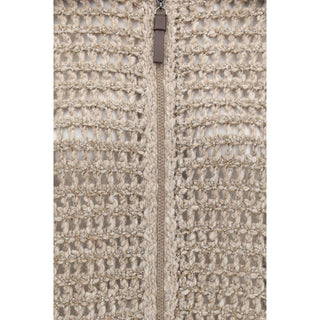 Gray Cashmere Cardigan