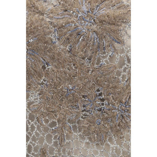 Beige Mohair Pattern Shirt