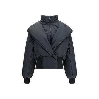 Black Cotton Shell Jacket