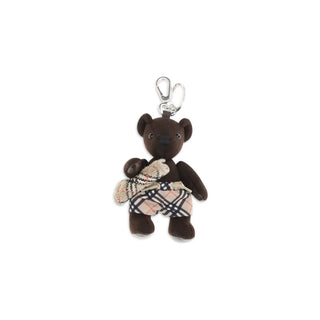 Brown Wool Oves Aries Keychain
