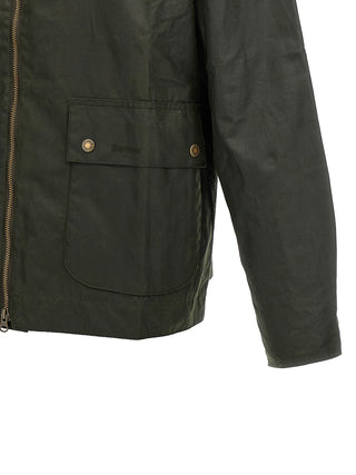 Bicolor Cotton Full-Length Jacket
