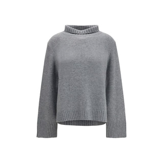 Gray Cashmere Turtleneck