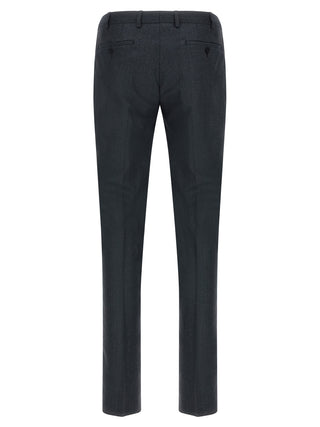 Gray Polyester Two-Piece Suit
