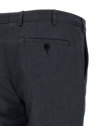Gray Polyester Two-Piece Suit
