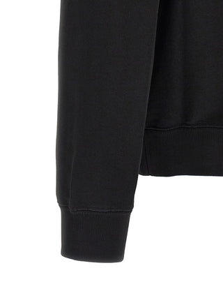 Black Cotton Sweatshirt
