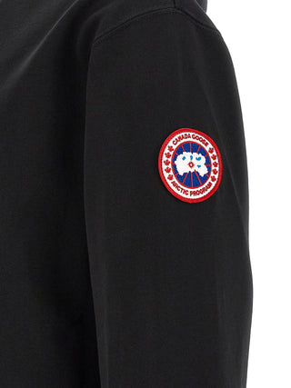 Black Cotton Sweatshirt