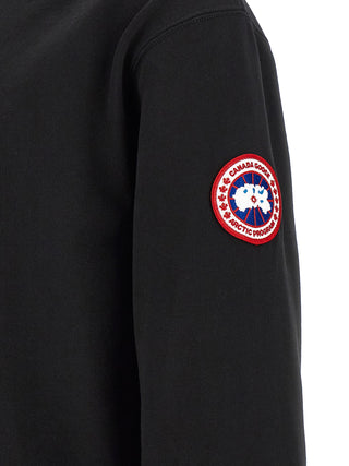 Black Cotton Sweatshirt
