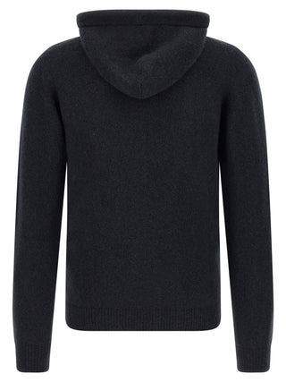 Blue Wool Cardigan