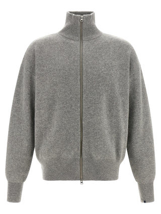 Gray Cashmere Cardigan