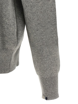 Gray Cashmere Cardigan