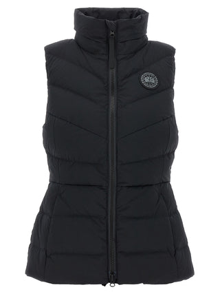 Black Polyamide Sleeveless Jacket