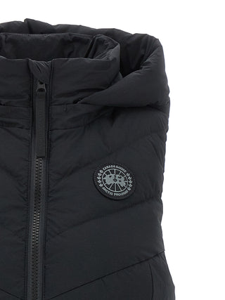 Black Polyamide Sleeveless Jacket