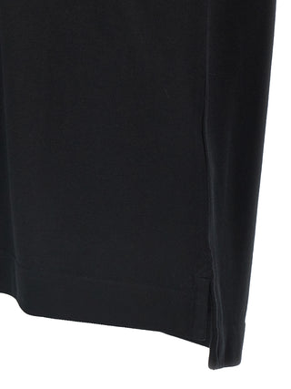 Black Cotton Polo Shirt