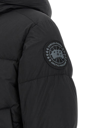 Black Polyamide Full-Length Jacket