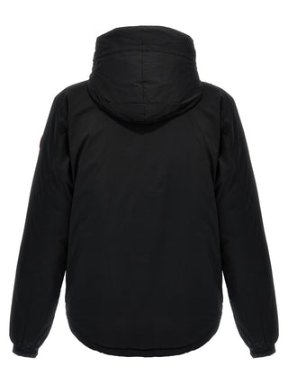 Black Polyester Shell Jacket