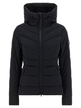Black Polyamide Full-Length Jacket