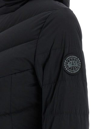 Black Polyamide Full-Length Jacket