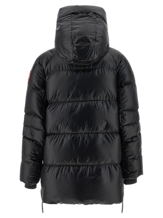 Black Polyamide Full-Length Jacket
