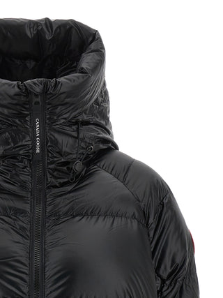 Black Polyamide Full-Length Jacket