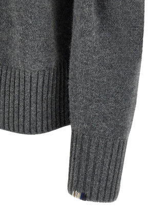Gray Cashmere Cardigan
