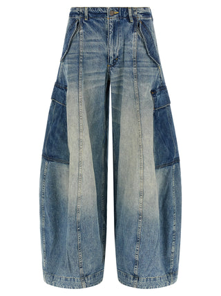 Blue Cotton Jeans Denim