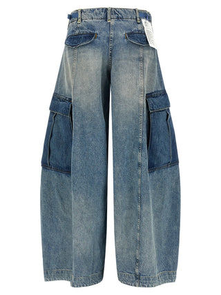 Blue Cotton Jeans Denim