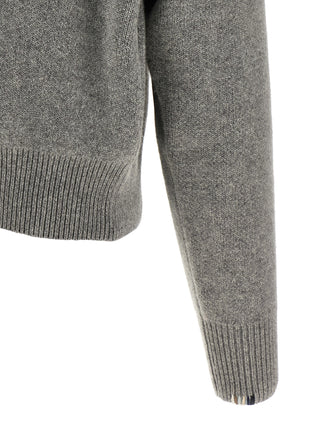 Gray Cashmere Cardigan