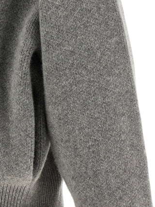 Gray Cashmere Cardigan