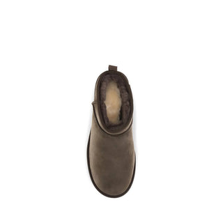 Brown Leather Ankle Boots