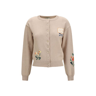 Beige Cotton Cardigan